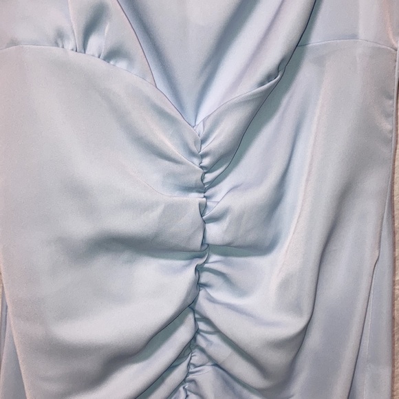 YesStyle Ruched Ruffle Dress Small - Picture 4 of 15